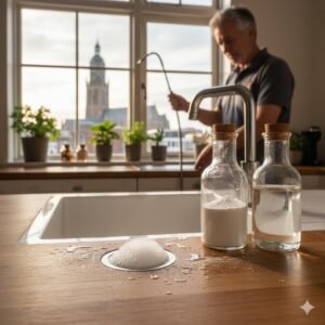 soa en azijn ontstoppen